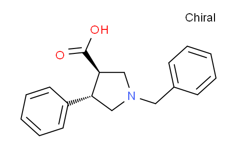 CAS No. 80896-73-7, trans-1-Benzyl-4-phenylpyrrolidine-3-carboxylic acid