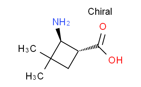 CAS No. 1373621-71-6, trans-2-amino-3,3-dimethylcyclobutanecarboxylic acid