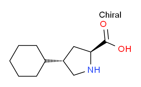 CAS No. 130092-20-5, trans-4-Cyclohexylpyrrolidine-2-carboxylic acid