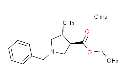 CAS No. 261896-27-9, trans-Ethyl 1-benzyl-4-methylpyrrolidine-3-carboxylate