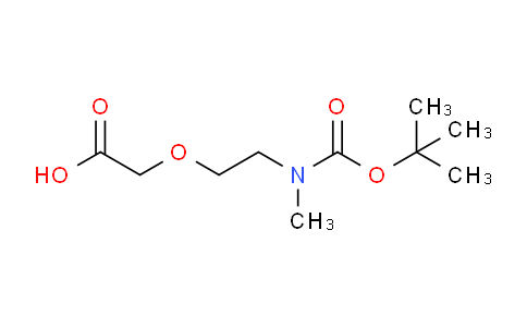 CAS No. 756874-17-6, [2-(N-Boc-N-methyl-amino)-ethoxy]-acetic acid