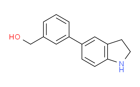 CAS No. 1349718-00-8, (3-(Indolin-5-yl)phenyl)methanol
