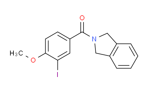 CAS No. 1253291-31-4, (3-Iodo-4-methoxyphenyl)(isoindolin-2-yl)methanone