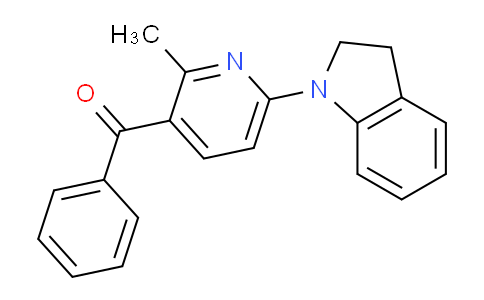 CAS No. 1355177-41-1, (6-(Indolin-1-yl)-2-methylpyridin-3-yl)(phenyl)methanone