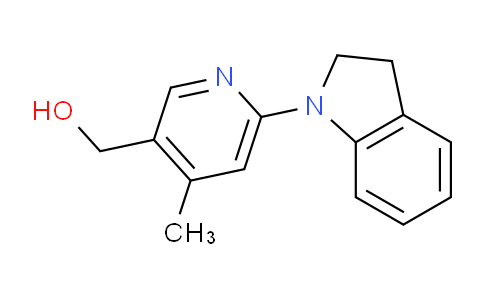 CAS No. 1355233-19-0, (6-(Indolin-1-yl)-4-methylpyridin-3-yl)methanol