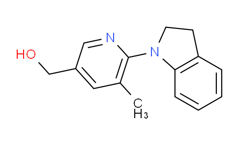 CAS No. 1355203-58-5, (6-(Indolin-1-yl)-5-methylpyridin-3-yl)methanol