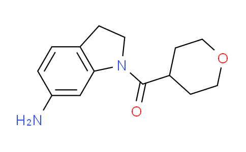 CAS No. 1086392-40-6, (6-Aminoindolin-1-yl)(tetrahydro-2H-pyran-4-yl)methanone