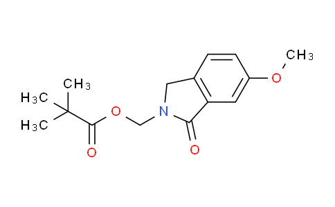 CAS No. 944718-09-6, (6-Methoxy-1-oxoisoindolin-2-yl)methyl pivalate