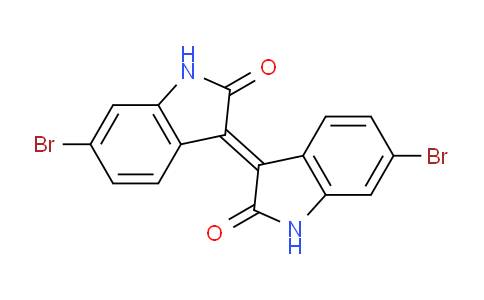 CAS No. 1351240-72-6, (E)-6,6'-Dibromo-[3,3'-biindolinylidene]-2,2'-dione