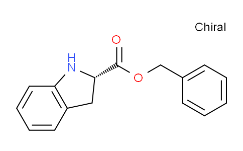 CAS No. 120925-75-9, (S)-Benzyl indoline-2-carboxylate