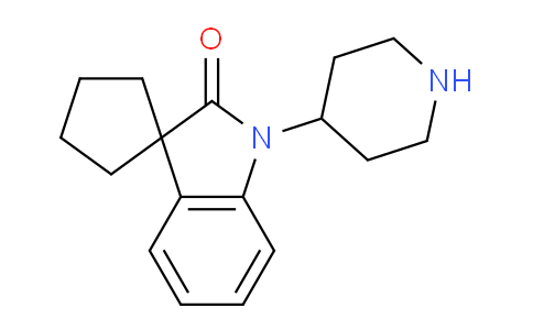 CAS No. 1358667-60-3, 1'-(Piperidin-4-yl)spiro[cyclopentane-1,3'-indolin]-2'-one