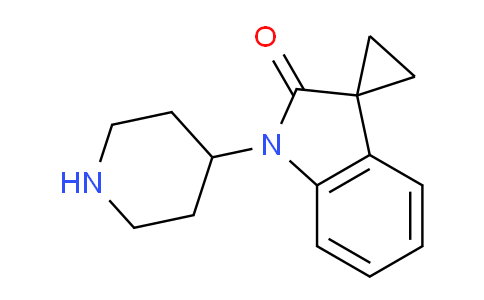 CAS No. 1358667-56-7, 1'-(Piperidin-4-yl)spiro[cyclopropane-1,3'-indolin]-2'-one