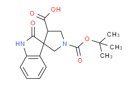 CAS No. 1251011-21-8, 1'-(tert-Butoxycarbonyl)-2-oxospiro[indoline-3,3'-pyrrolidine]-4'-carboxylic acid