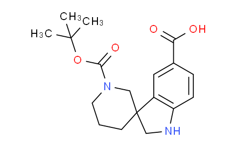CAS No. 1391732-87-8, 1'-(tert-Butoxycarbonyl)spiro[indoline-3,3'-piperidine]-5-carboxylic acid