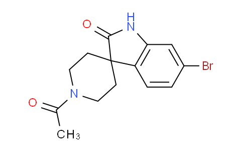 CAS No. 1160248-50-9, 1'-Acetyl-6-bromospiro[indoline-3,4'-piperidin]-2-one