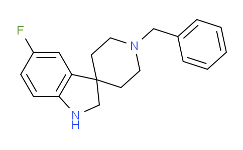 CAS No. 1341040-27-4, 1'-Benzyl-5-fluorospiro[indoline-3,4'-piperidine]