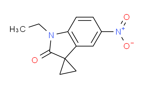 CAS No. 1403564-35-1, 1'-Ethyl-5'-nitrospiro[cyclopropane-1,3'-indolin]-2'-one