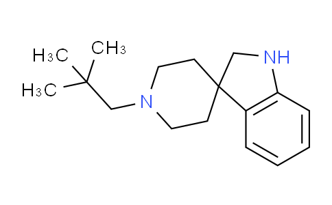 CAS No. 917898-70-5, 1'-Neopentylspiro[indoline-3,4'-piperidine]