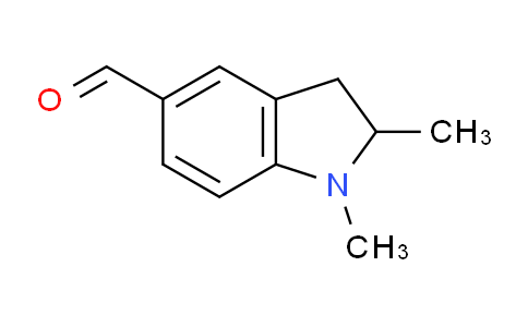 CAS No. 887690-37-1, 1,2-Dimethylindoline-5-carbaldehyde