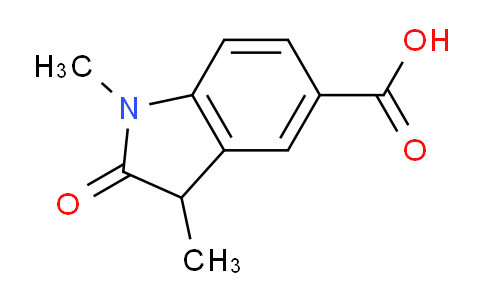 CAS No. 1225634-25-2, 1,3-Dimethyl-2-oxoindoline-5-carboxylic acid