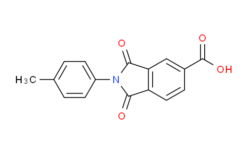 CAS No. 110784-06-0, 1,3-Dioxo-2-(p-tolyl)isoindoline-5-carboxylic acid