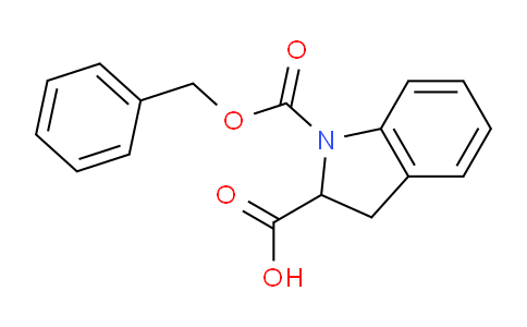 CAS No. 117483-89-3, 1-((Benzyloxy)carbonyl)indoline-2-carboxylic acid