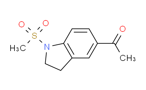 CAS No. 1176017-48-3, 1-(1-(Methylsulfonyl)indolin-5-yl)ethanone
