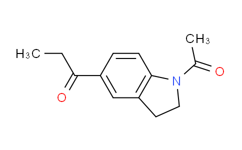 CAS No. 160968-91-2, 1-(1-Acetylindolin-5-yl)propan-1-one