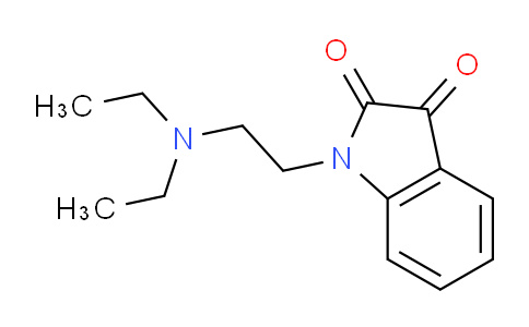 CAS No. 106110-61-6, 1-(2-(Diethylamino)ethyl)indoline-2,3-dione