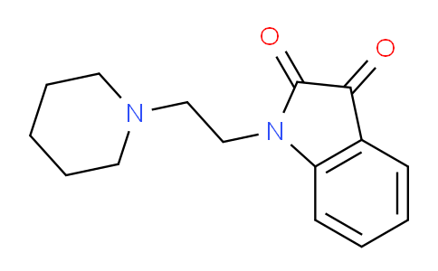 CAS No. 59184-59-7, 1-(2-(Piperidin-1-yl)ethyl)indoline-2,3-dione