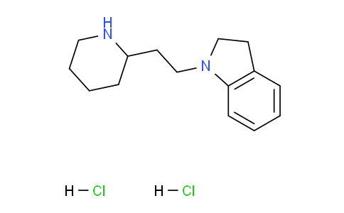 CAS No. 1220034-51-4, 1-(2-(Piperidin-2-yl)ethyl)indoline dihydrochloride
