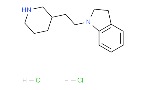 CAS No. 1220030-53-4, 1-(2-(Piperidin-3-yl)ethyl)indoline dihydrochloride