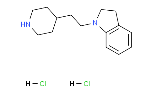 CAS No. 1220018-20-1, 1-(2-(Piperidin-4-yl)ethyl)indoline dihydrochloride