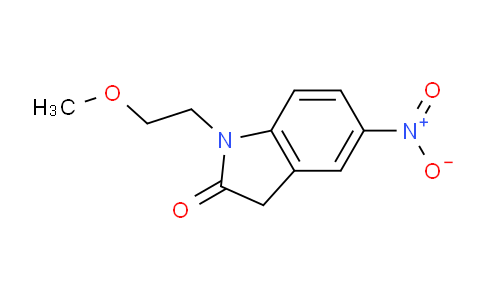 CAS No. 1643968-23-3, 1-(2-Methoxyethyl)-5-nitroindolin-2-one