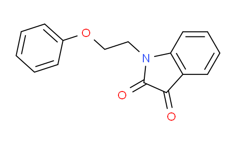 CAS No. 332172-76-6, 1-(2-Phenoxyethyl)indoline-2,3-dione