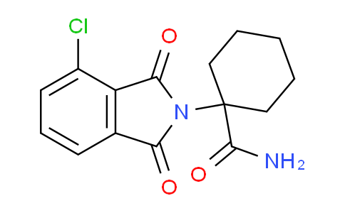 CAS No. 51971-67-6, 1-(4-Chloro-1,3-dioxoisoindolin-2-yl)cyclohexanecarboxamide