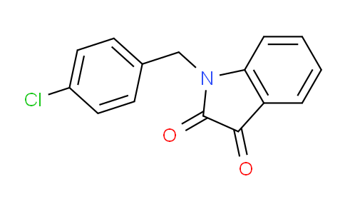 CAS No. 26960-66-7, 1-(4-Chlorobenzyl)indoline-2,3-dione