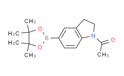 CAS No. 937591-32-7, 1-(5-(4,4,5,5-Tetramethyl-1,3,2-dioxaborolan-2-yl)indolin-1-yl)ethanone