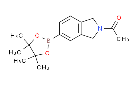 CAS No. 1491162-68-5, 1-(5-(4,4,5,5-Tetramethyl-1,3,2-dioxaborolan-2-yl)isoindolin-2-yl)ethanone
