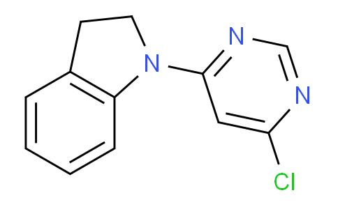 CAS No. 293292-33-8, 1-(6-Chloropyrimidin-4-yl)indoline
