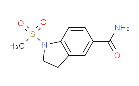 CAS No. 799259-25-9, 1-(Methylsulfonyl)indoline-5-carboxamide