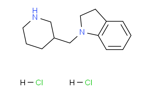 CAS No. 1219957-12-6, 1-(Piperidin-3-ylmethyl)indoline dihydrochloride