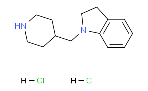 CAS No. 1220038-08-3, 1-(Piperidin-4-ylmethyl)indoline dihydrochloride
