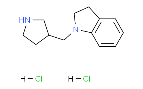 CAS No. 1220018-70-1, 1-(Pyrrolidin-3-ylmethyl)indoline dihydrochloride