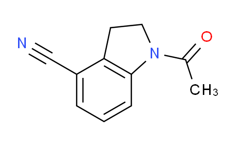CAS No. 1537122-12-5, 1-Acetylindoline-4-carbonitrile