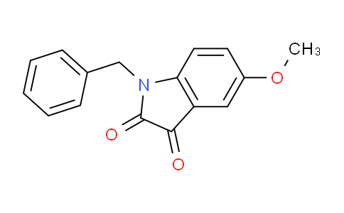 CAS No. 16077-10-4, 1-Benzyl-5-methoxyindoline-2,3-dione