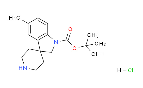 CAS No. 878167-54-5, 1-Boc-5-Methylspiro[indoline-3,4'-piperidine] hydrochloride
