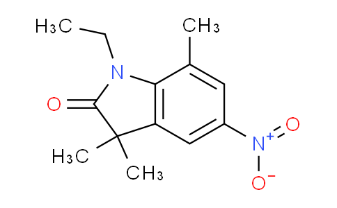 CAS No. 1248559-59-2, 1-Ethyl-3,3,7-trimethyl-5-nitroindolin-2-one