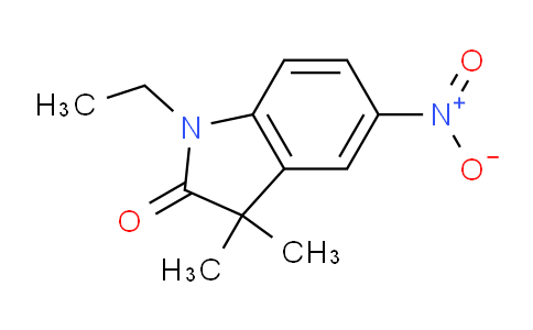 CAS No. 135437-77-3, 1-Ethyl-3,3-dimethyl-5-nitroindolin-2-one