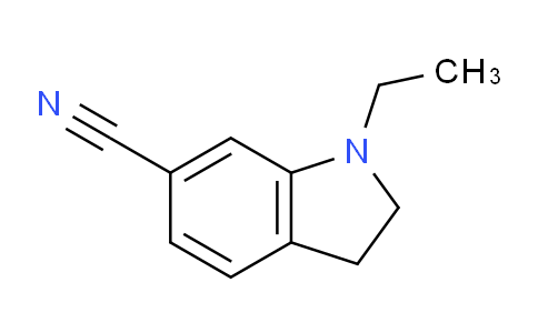 CAS No. 1123169-33-4, 1-Ethylindoline-6-carbonitrile